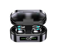 Écouteurs sans fil Bluetooth V5.1 TWS S10, oreillettes de Sport étanches 9D HiFI stéréo tactiles, casque d'écoute avec micro