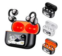 Écouteurs sans Fil BT 6.0 à Clip d'oreille Ouvert, Oreillettes de Sport avec contrôle Tactile Intelligent, Casque de Fitness pour Actifs