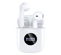 Ecouteurs sans Fil CAPOXO Bluetooth 5.1 Son Hi-Fi Stéréo Étanche IPX7 Oreillette Bluetooth Écran LED, Casque Bluetooth pour Travail/Voyage