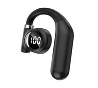 Écouteurs sans fil - Casque ouvert | Écouteurs à conduction osseuse | Écran LED | Écouteurs sans fil | Port confortable toute la journée - Connectivité instantanée pour l'équitation et la course à