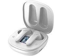 Écouteurs Sans Fil - Casques Antibruit Enc Stéréo Hi-Fi, Étanches Ipx7, Autonomie De 6 Heures, Affichage Lcd - Des Écouteurs Bluetooth Parfaits Pour Le Sport Et Les Voyages (Blanc)