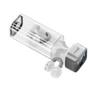 LinQ Écouteurs sans fil Clip Conduction Aérienne Micro Appel Touche Tactile Blanc Blanc G