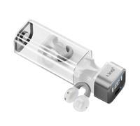 Écouteurs sans fil Clip Conduction Aérienne Micro Appel Touche Tactile LinQ Blanc