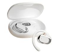 Écouteurs sans Fil - Construction en matériau ABS, Texture métallique, Design élégant, Crochet d'oreille, Ajustement Confortable, Microphones et arrière | pour écouter de la Musique, Les appels