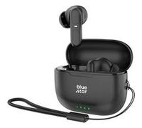 Ecouteurs Sans Fil Contrôle Tactile et Etui de charge avec Dragonne Noir