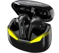 Écouteurs Sans Fil Design LED avec Contrôle Tactile et Mode Gaming Étanche IPX5 Awei - Noir Noir G