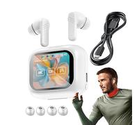 Écouteurs sans Fil - Écouteurs De Jeu sans Fil, Écran Couleur, Unité De Commande Tactile | Créatifs, Réduction du Bruit dans L'oreille, Audio pour Jeux, Usage Quotidien, Voyage, Entraînement,