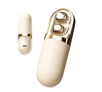 Ecouteurs sans fil - Écouteurs de massage vibratoire | Écouteurs invisibles rechargeables USB pour conduire des appels de vélo en plein air Étudier les réunions de sport de voyage Randonnée Avion