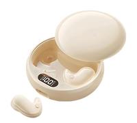 Écouteurs sans Fil - Écouteurs De Sommeil Invisibles | Écoutéurs De Blocage du Bruit | Étanche Disquette Discrète Rechargeable Affichage d'oreille LED Plug pour Les Hommes Appelle La Musique Étude