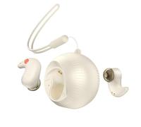 Écouteurs sans fil, écouteurs sans fil Bluetooth, nouveau bouton d'oreille, stéréo intra-auriculaire avec petite boule de coco, compartiment de charge pour loisirs, sangle, écouteurs sans fil