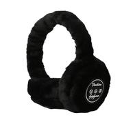 Écouteurs sans fil en peluche,Casque de jeu chaud et rembourré pliable pour hommes - Casque sans fil d'automne et d'hiver sur l'oreille 5.0 Casque sans fil USB pour le ski, le vélo, la