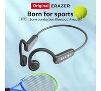 Écouteurs sans fil ERAZER XF22 Bluetooth 5.4 pour le sport, casque à conduction osseuse avec micro, écouteurs tour de cou dark