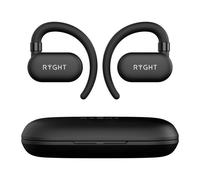 RYGHT - R484543 - Open - Ecouteurs sans Fil Extra Auriculaires - Technologie Open Ear - Autonomie de 20h, Double Micro + ENC, Etanchéité IPX4 - Idéal pour Le Sport, S’adapte à Votre Oreille - Noir