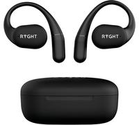 Ecouteurs sans Fil Extra Auriculaires ¿ Technologie Open Ear ¿ Autonomie de 20h, Double Micro + ENC, Etanchéité IPX4 ¿ Idéal pour Le Sport, S¿adapte à Votre Oreille ¿ Noir