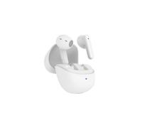 Ecouteurs sans fil FUZE - Bluetooth 5.4, batterie intégrée 30mAh + Boitier de recharge 300mAh, micro intégré, blanc