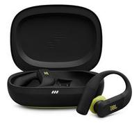 Écouteurs de sport sans fil JBL Endurance Peak4 à réduction de bruit intra-auriculaire BT, 48hrs d'autonomie, TwistLock Secure Fit, étanche à l’eau et à la poussière IP68, son JBL Pure Bass, noir/gris