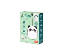 Écouteurs sans fil Legami Be Free Bluetooth Commandes tactiles Micro Boîtier panda Autonomie 5h Blanc et noir