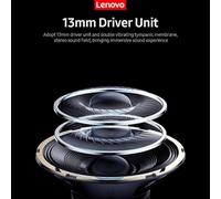 écouteurs sans fil Lenovo HT38 BT5.0 semi-intra-auriculaires sport avec commandes tactiles intelligentes