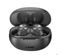 LinQ Écouteurs sans fil Bluetooth, microphone intégré, noir