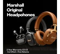Écouteurs sans fil Marshall MOTIF II ANC Bluetooth 5.3 avec réduction de bruit, basses Hi-Fi, étanchéité IPX5, autonomie de 30h, contrôle tactile Black-Mode II