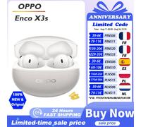 Écouteurs sans fil OPPO Enco X3s avec réduction de bruit, jusqu'à 45 heures d'autonomie, appels clairs, Bluetooth 5.4, LHDC 5.0, IP55 Silver