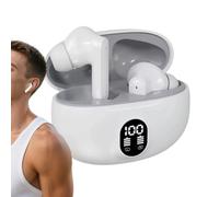 Écouteurs Sans-Fil Oreillettes sans fil à réduction de bruit rechargeables | Intra-Auriculaires Sans Fil Pour Femmes Hommes Travail Gym Course Natation Randonnée Jeux Sports Streaming En Direct