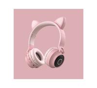 Écouteurs sans fil pliables - RNCYN - BT-028C - Oreilles de chat - LED lumière - Microphone intégré - Super bass stéréo