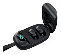 Écouteurs sans fil pour Google Pixel Bluetooth 5.0 étui 2000 mAh basses profondes - Noir
