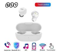 Écouteurs sans fil - QCY - T17 - Bluetooth 5.1 - 380 mAh - Résistant à la transpiration