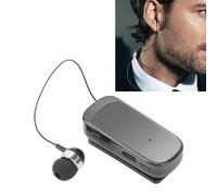 Écouteurs sans fil rétractables Bluetooth5 2 à clipser confortables avec affichage LED de la batterie, longue durée de vie pour les sports de plein air et la conduite