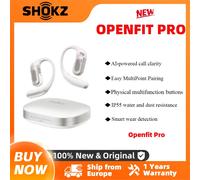 Écouteurs sans fil SHOKZ OpenFit Pro T010 avec réduction de bruit, Bluetooth 5.3, étanches IP55, autonomie de 50h, pour le sport, expédition UE OpenFit Pro Black