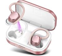 Écouteurs Sans Fil, Son Stéréo Hifi Bluetooth 5.3 Sans Fil Avec Micro Antibruit 4 Enc, Étanchéité Ip7, 40 Heures De Lecture Avec Écran Led, Pour Le Sport/Voyage/Travail