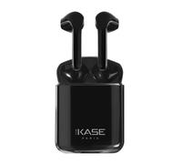 Écouteurs sans fil Sonik Lite On-Ear avec boîtier de chargement, Noir de jais