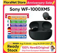 Écouteurs sans fil Sony WF-1000XM5 d'origine, avec transducteur dynamique de 8,4 mm, réduction active du bruit (ANC), autonomie de 24h, IPX4, Bluetooth 5.3, LDAC, appels IA silver