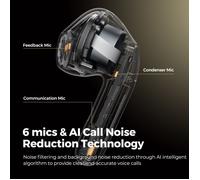 Écouteurs sans fil - SoundPEATS - Air4 - Annulation de bruit adaptative - Bluetooth 5.3 - 26 heures d'autonomie