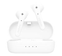 Defunc True Basic Écouteurs Intra-Auriculaires sans Fil étanches IPX4 Bluetooth 5.0 avec Micro intégré, jumelage Automatique en Une étape, Longue durée de Lecture et étui de Chargement (Blanc)