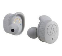 Audio-Technica Écouteurs sans fil ATH-SPORT7TW True Wireless Bluetooth Micro-USB Sports Argenté