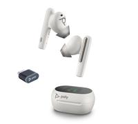 Écouteurs Sans Fil True Wireless Poly Voyager Free 60+ Uc ¿ Micros Antibruit Pour Des Appels Clairs ¿ Anc ¿ Étui De Chargement Tactile ¿ Fonctionne: Iphone, Android, Pc/Mac ¿ Certi[J2191]