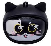 Ecouteurs sans fil True Wireless Yello koko Moody Noir avec 3 têtes Chats Noir A