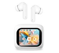 Écouteurs sans fil TWS à réduction active du bruit, Smart Touch, pour écouteurs Bluetooth Apple Fabric, blancs