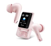 Écouteurs sans Fil TWS AI Smart Ikko Active Buds : Casque avec Annulation du Bruit, Connexion Bluetooth,Fonction traducteur instantané,4G sim,WiFi,jusqu'à 30 Heures d'autonomie,ChatGPT, AppSore Pink