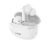 LinQ Écouteurs Sans-Fil TWS Bluetooth 5.0 25h Autonomie Boîtier USB-C Blanc