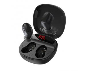 Écouteurs sans fil WM01 Plus : affichage numérique, longue autonomie, son stéréo intra-auriculaire, Bluetooth 5.0, idéaux pour le sport.
