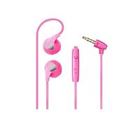 Ecouteurs Shot Case avec Micro Reglage Kit Main Libre intra-auriculaires Rose