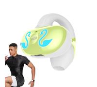 Écouteurs simples sans fil, oreillette sans fil, oreillette portable à une oreille, écouteurs à conduction d'air 5.3, 10 heures de lecture de musique, Airbuds, casque sans fil à oreille unique