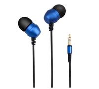 Écouteurs Smartphones Oreillettes Intra-Auriculaires Flexible Jack 3.5Mm Bleu YONIS
