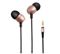 Écouteurs Smartphones Oreillettes Intra-Auriculaires Flexible Jack 3.5Mm Rose YONIS