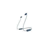 Sony WI-C100 - Écouteurs avec micro - intra-auriculaire - tour de cou - Bluetooth - sans fil - bleu Bleu