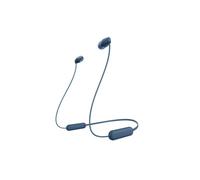 Sony WI-C100 - Écouteurs avec micro - intra-auriculaire - tour de cou - Bluetooth - sans fil - bleu Bleu