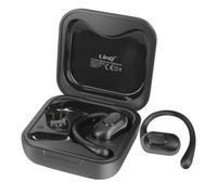 écouteurs sport Bluetooth à conduction aérienne (noirs) avec étui de chargement